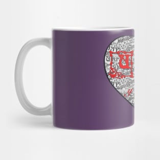 Big Ukrainian heart Mug